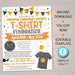 T Shirt Fundraiser Flyer, Clothing T-shirt Sale, Printable Sales Flyer, Church Nonprofit School PTO PTA Spirit Wear Event, Editable Template