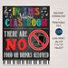 No Food or Drinks Allowed Music Classroom Poster, Band Class Decor, Classroom Management Music Class Rules Printable Sign, INSTANT DOWNLOAD