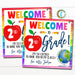 Welcome To School Gift Tag, ANY GRADE, First Day of School Gift Tags, New School Year Student Gift From the Teacher, DIY Editable Template