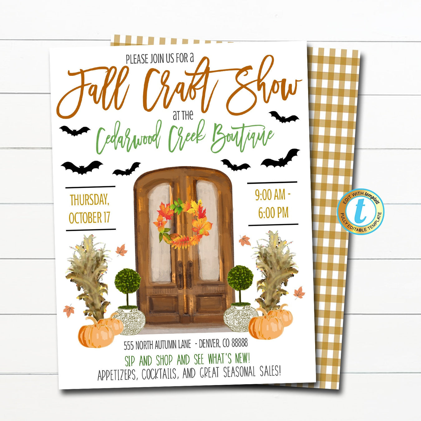 Fall Fundraiser & Event Flyers