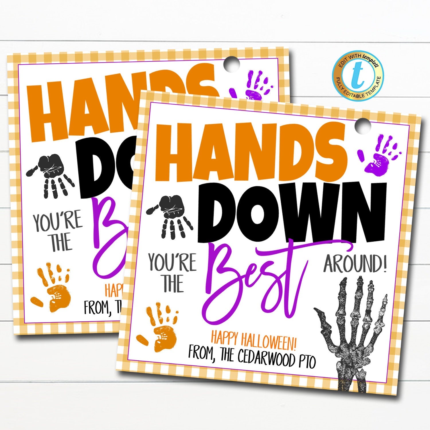 Halloween Soap Gift Tags | Hands Down You're the Best Around — TidyLady Printables halloween-soap-gift-tags-hands-down-you-re-the-best-around-tidylady-printables