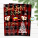 Flannel Favorites and Fondue Party Invite, Adult Christmas Invitation, Holiday Appetizers and Cocktails Dinner Party, EDITABLE TEMPLATE
