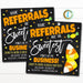 Halloween Realtor Gift Tags, Candy Sweetest Part of My Business you and referrals, Fall Marketing Pop By Tag, Printable Editable Template