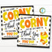 Halloween Candy Corn Gift Tag, Volunteer Teacher Staff Employee Nurse School pta Fall Appreciation Thank You Gift, DIY Editable Template
