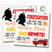 Firefighter Appreciation Gift Tag, Thank You Gift First Responder Frontline Essential Workers, Public Safety Service DIY Editable Template
