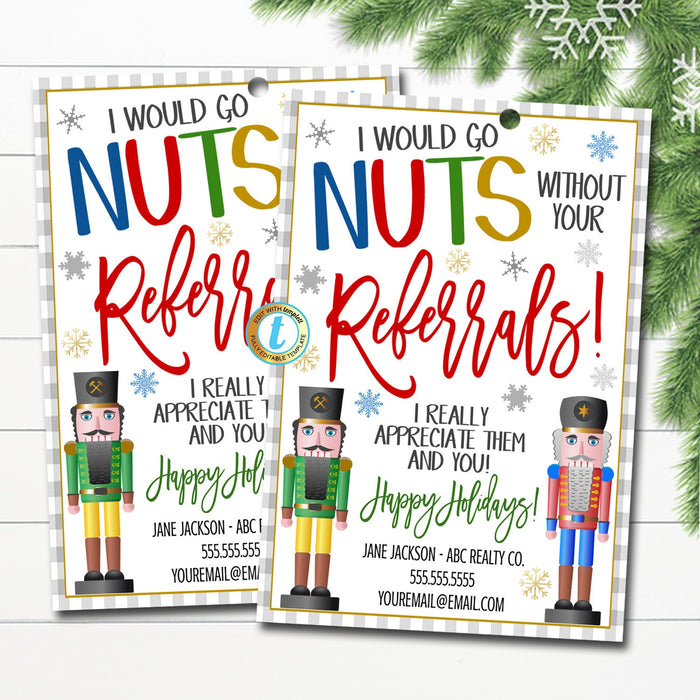 Christmas Nuts Realtor Pop By Gift Tag | TidyLady Printables christmas-nuts-realtor-pop-by-gift-tag-tidylady-printables