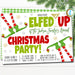 Christmas Let's get Elfed Up annual christmas Party Invite, Editable Adult Christmas Invitation holiday cocktail party DIY Editable Template