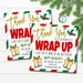 Christmas Realtor Wrapping paper pop by gift tag for clients, thanks for helping me wrap up a great year holiday marketing Editable Template