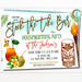 Stock the Tiki Bar Invitation, Housewarming Party, Digital Drinks & Cocktails Party Invite, Couples Shower Beach House, EDITABLE TEMPLATE