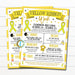 Yellow Ribbon Week Itinerary Flyer, Spread Kindness, Printable Editable School PTO PTA Company Nonprofit Organization Schedule, DIY Template