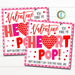 Valentine Pop It Gift Tags, Pop-It Gift Labels Valentine's Day Pop Its Teacher Classroom Tags, Rainbow Kids Toy, Non Candy EDITABLE TEMPLATE