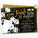 Casino Royale Night Party Invitation, Adult Surprise Birthday Invite, Poker Art Deco Gambling Party, Happy Hour Invite DIY Editable Template