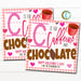 Valentine Gift Tags, C is for Caffeine and Chocolate, Teacher Staff Appreciation Candy Thank You Label, School Pto Pta DIY Editable Template