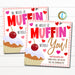 Valentine Muffin Gift Tags, We Would Be Muffin Without You Thank You Appreciation, Teacher Staff Employee Nurse Volunteer Editable Template