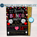 Valentine's Day Bunco Party Invitation, Valentine Bunco Dice Party Invite, Adult Lovely Games Cocktail Party, Printable EDITABLE TEMPLATE