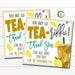 Iced Tea Gift Tags, You're TEA-riffic! Appreciation Tag, Classroom School Pto, Teacher Staff Employee Volunteer Nurse, DIY Editable Template