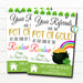 St Patricks Day Pop-By Tag, Pot of Gold Pop-By, Thank You For Your Referral, St Pattys Day, Realtor Pop By, Real Estate Marketing, Editable