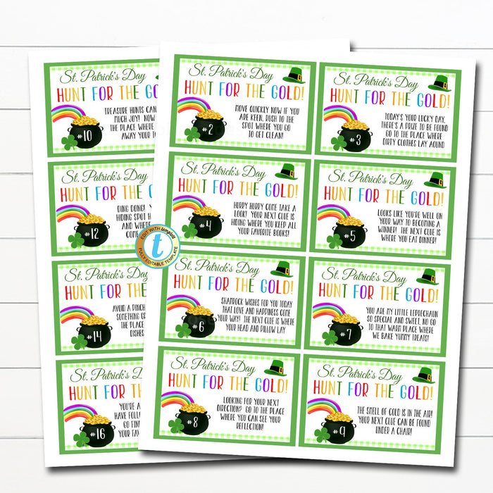 st-patrick-s-day-scavenger-hunt-game-tidylady-printables for Free Printable Leprechaun Scavenger Hunt Clues St. Patrick's Day Scavenger Hunt Game | TidyLady Printables for Free Printable Leprechaun Scavenger Hunt Clues