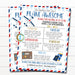 Travel Theme Teacher Appreciation Week Itinerary Plane to See You're The Best in the World Theme Schedule Events Printable EDITABLE TEMPLATE