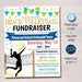 EDITABLE Beach Sand Volleyball Fundraiser Flyer, Printable School pto pta Invite, School Benefit Fundraiser Party Event Poster, DIY TEMPLATE