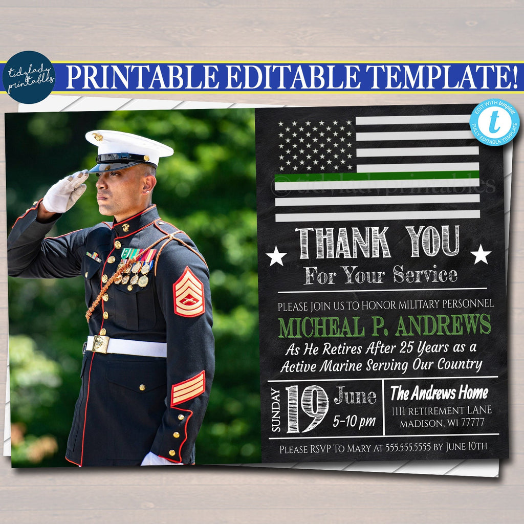 Military Invitation Army