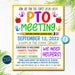 EDITABLE PTO Bundle, Information Meeting Flyer, Why Join The Pto, Pto Yearly Calendar, Pto Recruitment Flyer, PTA Newsletter Handout Meeting
