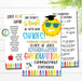 Future is So Bright Graduation Set, Invite Printable Kindergarten Preschool Any Age Grad School Ceremony Program Diploma, EDITABLE TEMPLATE