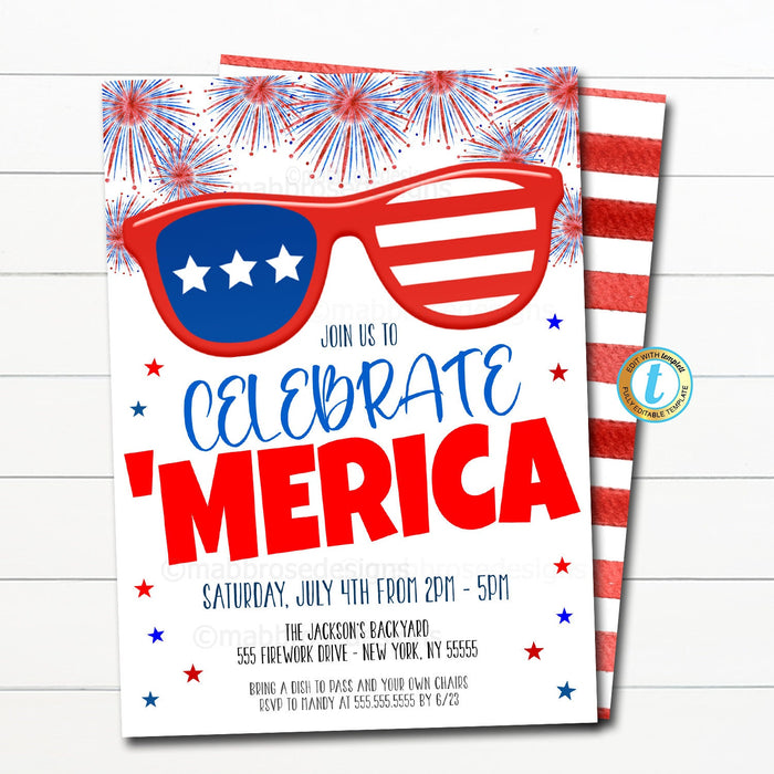 4th of July BBQ Party Invitation | TidyLady Printables 4th-of-july-bbq-party-invitation-tidylady-printables
