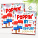 4th of July Popsicle Gift Tag, Fourth of July Printable Tag, Independence Day Treat, Customer Appreciation Staff Thank You Tag, DIY Editable