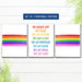 In this classroom Sign, Pride Rainbow, Diversity Rainbow poster, inclusion poster, therapist room, Doctor office, classroom decor poster