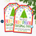 Make Your Own Play Dough Christmas Tree Gift Tags, Printable Classroom Tags, Holiday Kids Toy Gift, Non Candy Teacher Xmas EDITABLE TEMPLATE