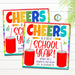 EDITABLE Back to School Soda Gift Tags, First Day of School Teacher School pto pta Gift, Printable Cheers to a Great School Year, TEMPLATE