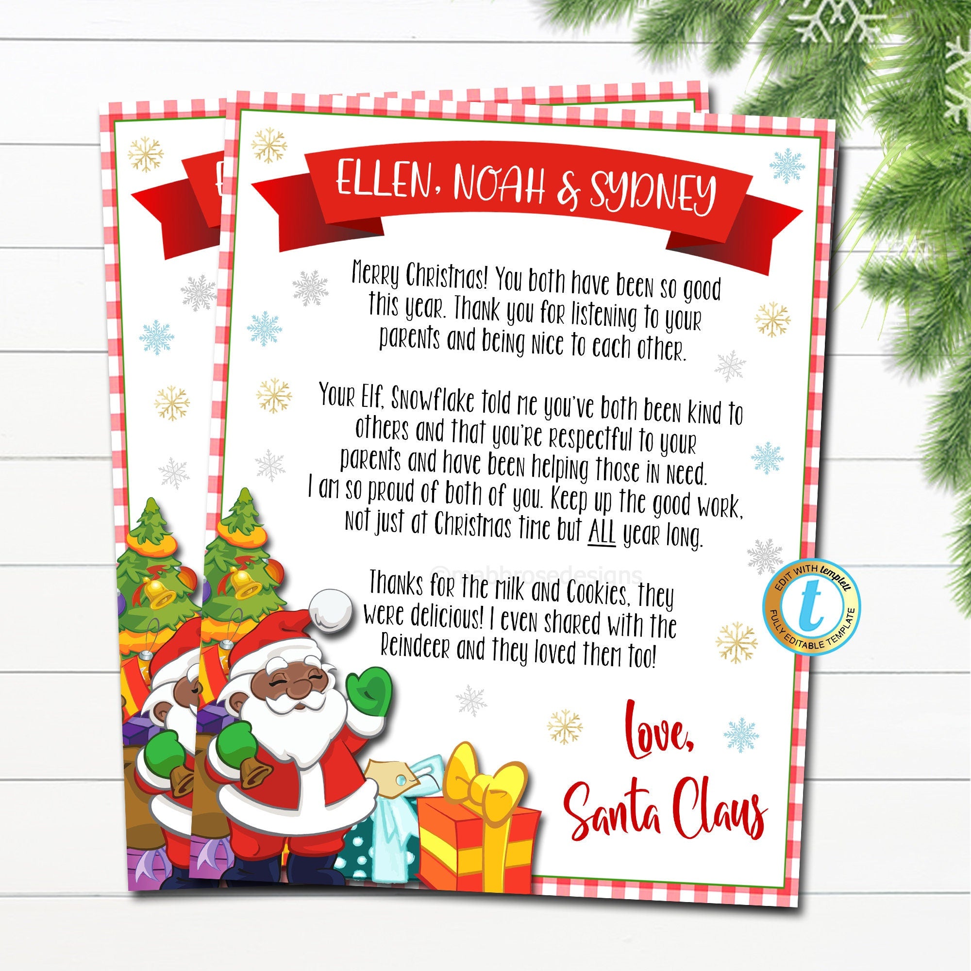 Editable Letter from Santa Template | TidyLady Printables editable-letter-from-santa-template-tidylady-printables