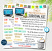 IT Professional Survival Kit Gift Tags, Technology Professional's Day, Admin HR Gifts Computer Secretaries Day Digital, Editable Template