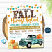 EDITABLE Fall Festival Fall Harvest Flyer/Poster Printable Halloween Invitation, Community Halloween Event, Church School Halloween Party