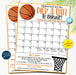 EDITABLE Basketball Pick a Date to Donate Printable, Basketball Fundraiser Team Sports Basketball Player Calendar Printable Digital Template