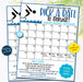EDITABLE Swim Team Pick a Date to Donate Printable, Swimming Fundraiser Team Sports School Swimmer Calendar Printable Digital Template