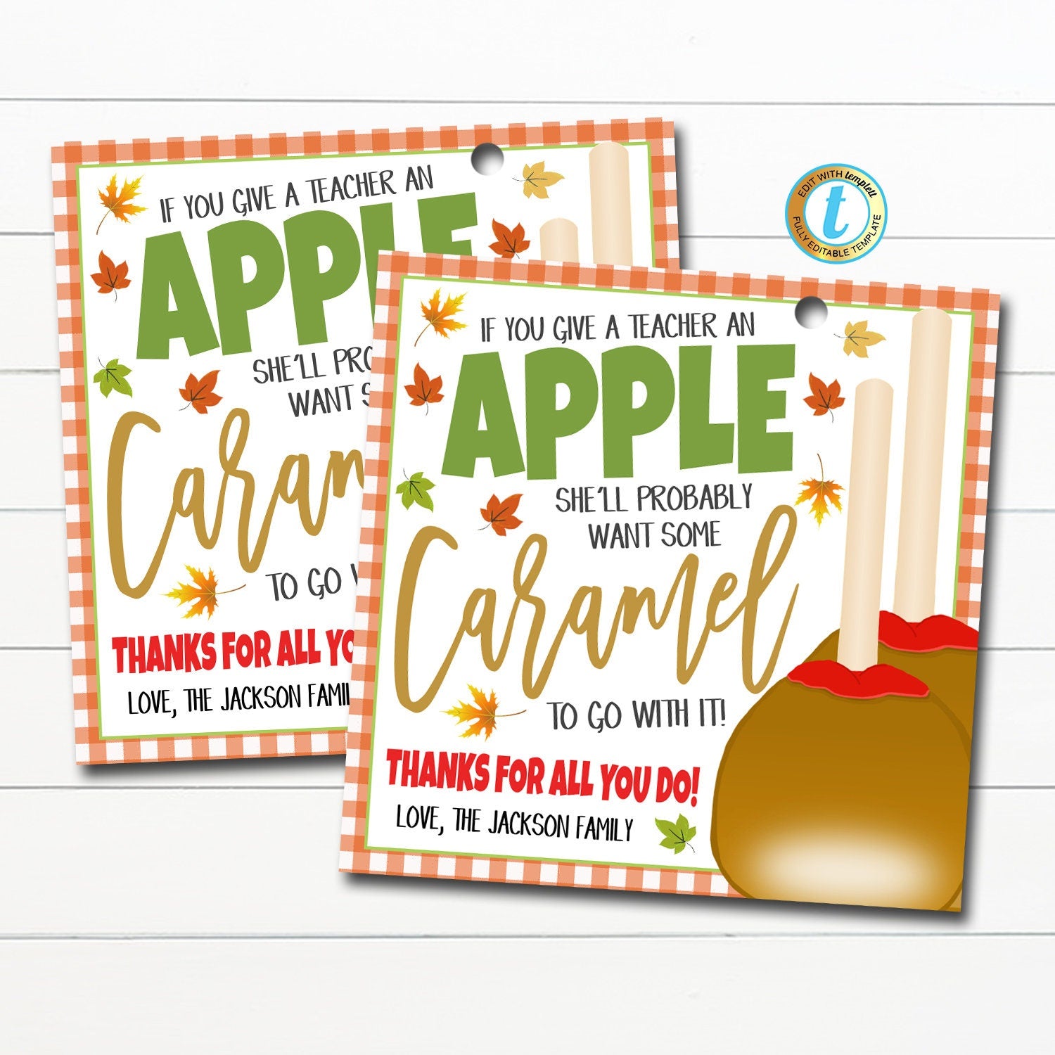 teacher-caramel-apple-gift-tags-if-you-give-a-teacher-an-apple-tidylady-printables for Free Printable Apple Gift Tags Teacher Caramel Apple Gift Tags | If you give a teacher an apple — TidyLady Printables for Free Printable Apple Gift Tags