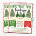Christmas Tree Fundraiser Flyer, Christmas Charity Nonprofit Printable, Community Xmas Event Church School Pto Pta Fundraiser Invite