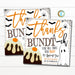 Halloween Bundt Cake Gift Tag, Thanks a Bundtch for all you Do, Employee Staff School Pto pta Appreciation thank you tag, Editable Template