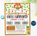 Thanksgiving Raffle Ticket Fundraiser Flyer | Split the pot — TidyLady ...