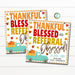 Editable Fall Thanksgiving Realtor Pop by Tags, Fall Real Estate Referral Marketing Idea, Thankful Blessed Referral Obsessed, Printable Tag