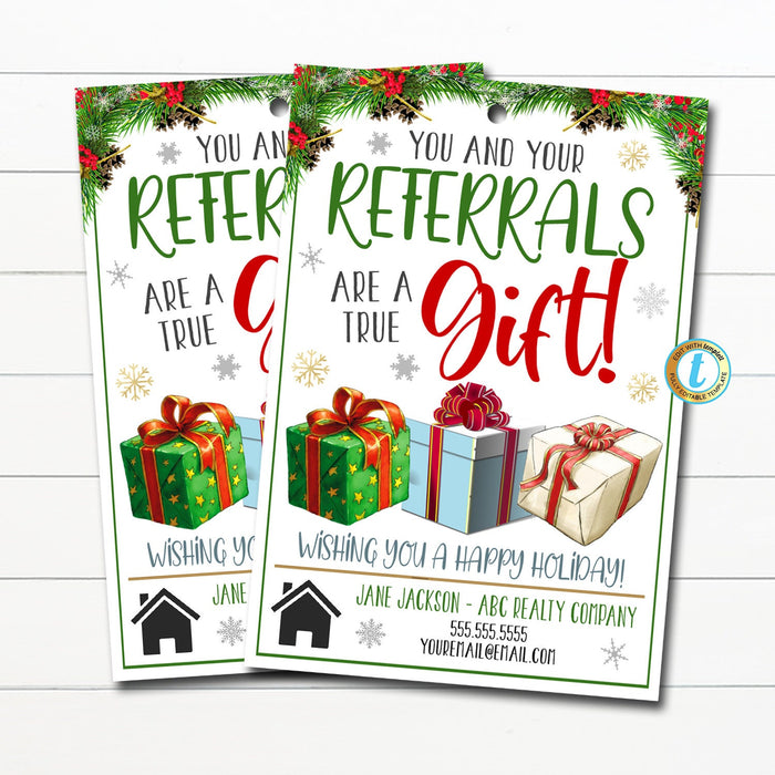 Christmas Realtor pop by gift tag for clients | TidyLady Printables christmas-realtor-pop-by-gift-tag-for-clients-tidylady-printables