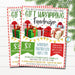 Gift Wrapping Fundraiser Flyer, Christmas School Church Pto Pta, Holiday Present Sale, Editable Template, Xmas Shopping, DIY Self-Editing