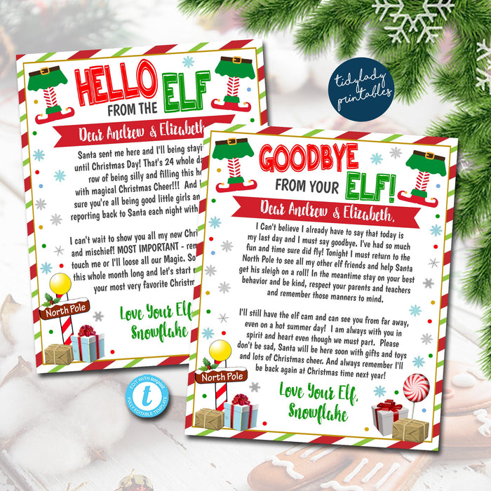 2022 Christmas Elf Set | Elf Activity Ideas — TidyLady Printables