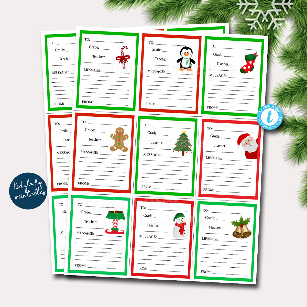Christmas Candy Gram Sheet Holiday Candy Gram Fundraiser TidyLady christmas-candy-gram-sheet-holiday-candy-gram-fundraiser-tidylady