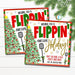 Christmas Gift Tags, Spatula Wish You a Flippin' Awesome Holiday Favor Tags, Teacher, staff Volunteer White Elephant Idea, Editable Template