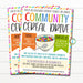 Cereal Drive Flyer, Printable Pta Pto Flyer, School Church Fundraiser Invite, Nonprofit Charity Community Donation Event, EDITABLE TEMPLATE