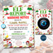 Elf Warning Notice and Elf Cam Printable, Christmas Kids Holiday Elf Idea Activity, Naughty or Nice Behavior, Family Elf EDITABLE TEMPLATE
