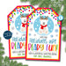 Christmas Bear Gift Tags, Hope Your Holidays are Bear-y Fun! Student Teacher Classroom Tags, Holiday Kids Toy, Party Favor EDITABLE TEMPLATE